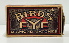 Vintage advertising 1930’s Birds Eye Diamond Matches Owl Empty box collectible picture