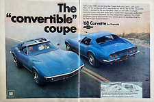 Vintage 1968 Chevrolet Corvette original color ad A454 picture