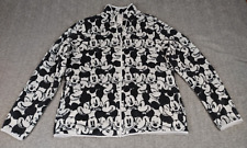 VtG The Disney Store Mickey Mouse Faces Fleece Jacket Japan Rare Sz L picture
