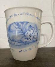 Vintage Dunoon Coffee Mug Cat Tales Fine Bone China By Anne Searle picture