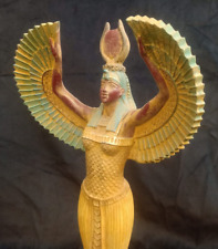 Rare Egyptian Antiquities Ancient Winged ISIS Goddess of Love Pharaonic Rare BC picture