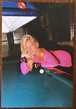 VTG 1990s Origin. Strip Club Snapshot Photo Blond Dancer Model Pool Table Risqué picture