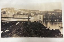 Monroeton PA 1910 RPPC Covered Creek Bridge Ferris Towanda Vintage Postcard picture