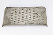 Primitive Old 1924 Magic June 4x9 Tin Steel Antique Hand Food Grater  -N picture