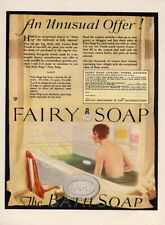 An Unusual Offer Fairy Soap ad nude in the tub 1925 MP picture