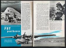 PBY-5A Catalina Flying Airborne Yacht *Landseaire* 1951 vintage pictorial picture