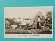 POSTCARD 1950'S (STAMPED/UNUSED) FIRST PRESBYTERIAN CHURCH MIDLAND, PA. #-269 picture