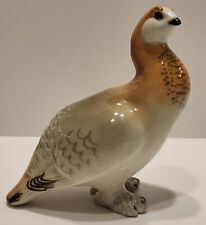 Vintage Porcelain Figurine Partridge Grouse Bird Russia Made in USSR  picture