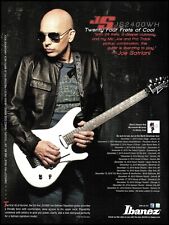 Joe Satriani Signature Ibanez JS2400 guitar aadvertisment with 2010 tour dates picture