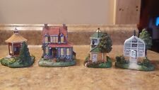 SET of 4 International Resources Holiday Village Buildings Very Detailed For 3