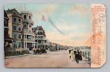 Postcard Winthrop Beach Boulevard & Crest Hotel Massachusetts c1910 picture