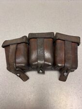 German WW2 Three Section Ammo Pouch Original Dated 1936 picture
