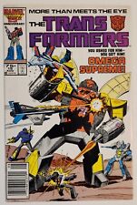 The Transformers #19 (1986, Marvel) FN Newsstand 1st App Omega Supreme picture