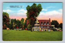 Ironwood MI-Michigan, Gogebic Country Club, Antique Vintage Souvenir Postcard picture
