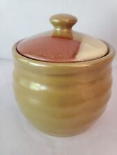 Vintage Sango China Gold Dust Sienna Sugar Bowl with Lid  picture