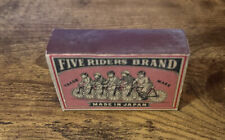 Vintage Matchbox - Five Riders Brand - With Matches - Great Shape picture