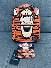 Loungefly Disney Tigger Mini Backpack & Cardholder Winnie the Pooh HTF NEW picture