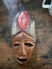 vintage hand made haitian wooden mask picture
