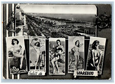 c1950's Girls Pictures Greetings from Viareggio Italy RPPC Photo Postcard picture