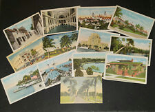 LOT of Vintage Florida Postcards 1930s & 1940s picture