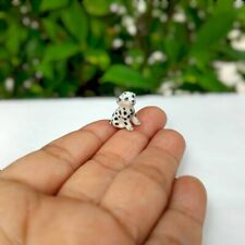 Miniature Dalmatian Dog Ceramic Porcelain Hand-painted Puppy Dog Figurine picture