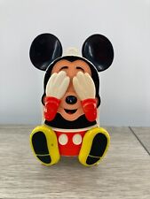 Vintage Mickey Mouse Disney Productions Toy Wind Up Music Box Peek a Boo Musical picture