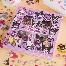 Sanrio Kuromi 100 sheets Stickers Set Gift Box Cute Decoration Accessories picture