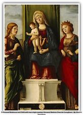 Enthroned Madonna and Child with two virgin martyrs Giovanni Battista Cima da Co picture