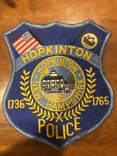 Hopkinton, New Hampshire Police Patch picture