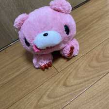 Chax GP Gloomy Bear Plush Mini Laying down Pink CGP-227 Tongue out Tagged F/S picture