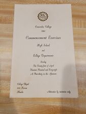 Concordia College 1968 Commencement Exercises Pamphlet picture