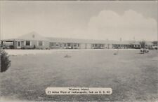 Western Motel Indianapolis Indiana U.S. 40 Chrome Vintage Post Card picture