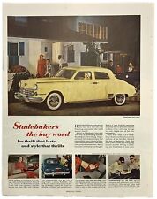 Magazine Ad Vintage 1949 Studebaker Land Cruiser For Thrift That Lasts Postwar picture