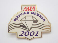American Motorcycle Association Diamond Member Vintage Lapel Pin picture