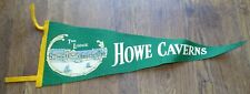 Howe Caverns Circa 1950's Felt Pennant with The Lodge image 26
