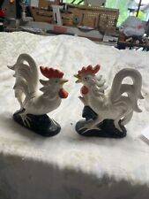 Two Vintage Porcelain Chickens  picture