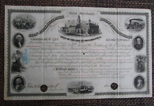 1854 - ORIGINAL CITY OF PHILADELPHIA LOAN BOND - Graphics -  picture