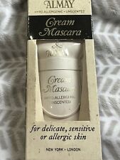 VINTAGE COLLECTIBLE ALMAY CREAM MASCARA PURE BLACK  NEW picture