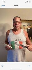 LARRY Mazza Ruggiano  Spado Luisi Mafia Signed KNIFE Crime Hitman Mob ONE KNIFE picture