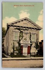 Masonic Hall Doylestown Pennsylvania Antique Unposted Postcard Vintage picture