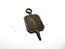 1940 High School Key Charm Pendant New York City FOB Vintage Cycle Club ? picture