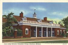Dearborn,MI Gate Lodge Entrance,Greenfield Village Wayne County Michigan Vintage picture