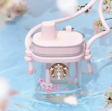 Authentic 2024 New Starbucks Spring Pink Sakura Plastic Tumbler 740ml picture
