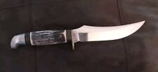 VINTAGE WESTERN S-H39 FIXED  BLADE HUNTING KNIFE & SHEATH WESTMARK MODEL 702 picture