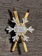 Vail Mountain Ski Resort Colorado Travel/Souvenir Vintage Pinback Lapel Pin picture