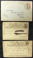 Belgium 3 postcards with printed stamp posted  1871, 1879, 1898. picture