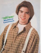Matthew Matt Lawrence pinup Teen Beat mag picture Wil Horneff photo clipping pix picture