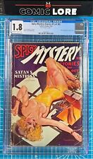PULP - Spicy Mystery Stories #5 (v1 #6) CGC 1.8 October  1935 SCARCE Saunders picture