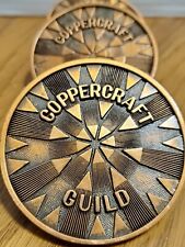 Vintage 3 Coppercraft Guild Round Advertising Disc's picture