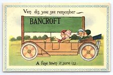 Postcard Bancroft Idaho A Fine Town It Is ID Banner Greetings picture